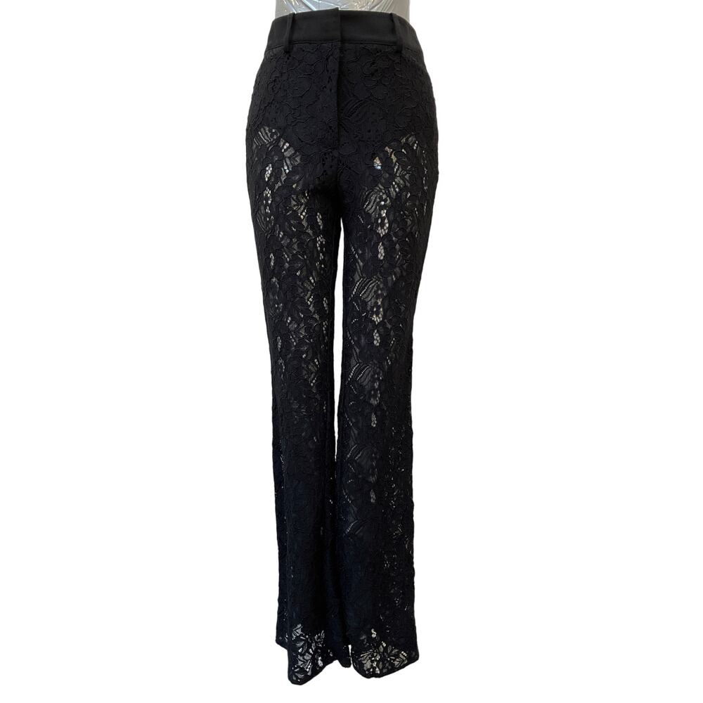 Avec Les Filles Black Lace Pants Women's Size XS